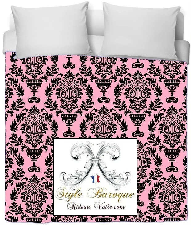 Tissu rideau voilage jacquard velours ameublement Baroque mètre tapisserie fauteuil