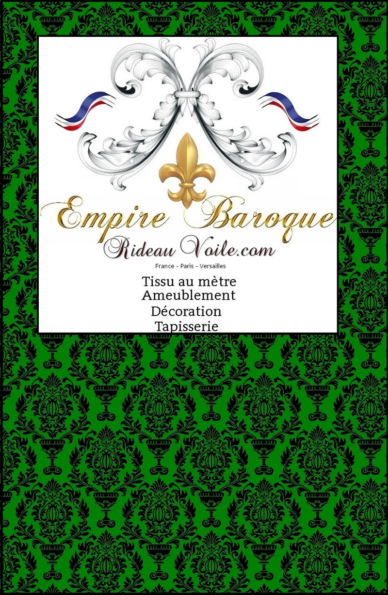 Tissu ameublement Baroque imprimé Damasco mètre tapisserie fauteuil rideau voilage velours