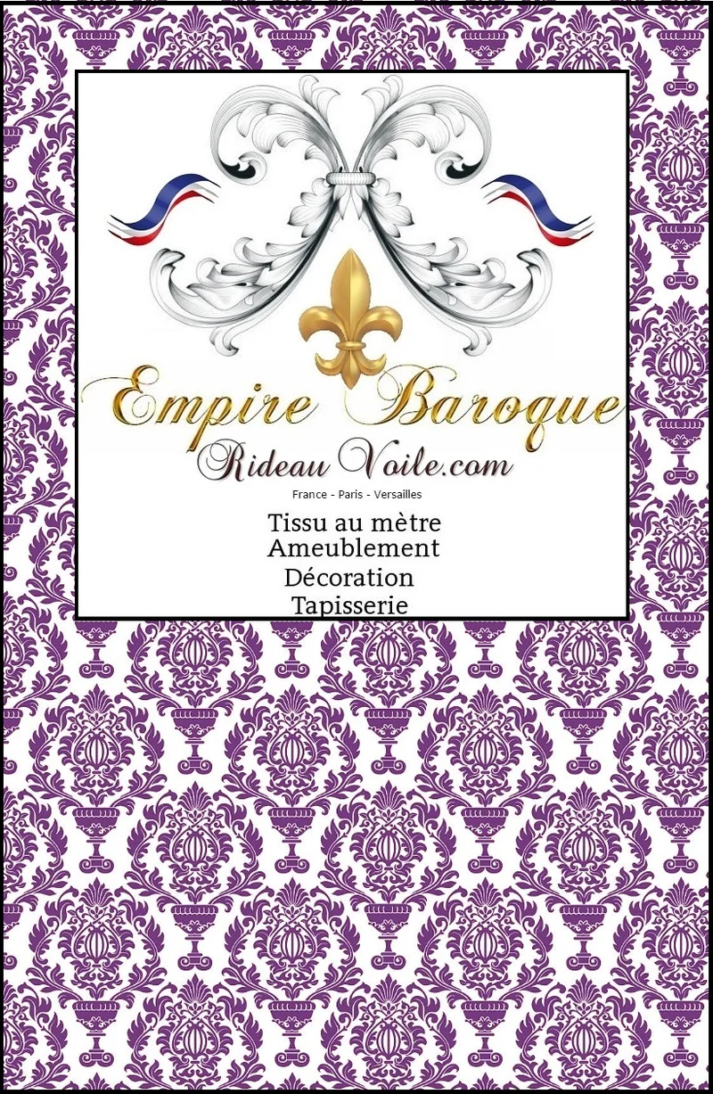 Tissu damassé ameublement Baroque fabrics Damask furnishing mètre rideau Damasco