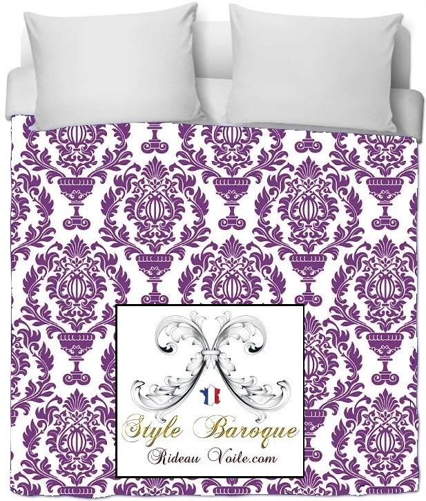 Tissu damassé ameublement Baroque fabrics Damask furnishing mètre rideau Damasco