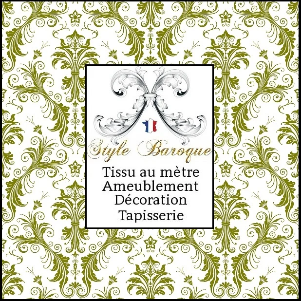 Boutique mondial tissu ameublement motif Baroque mètre rideaux occultant ignifugé
