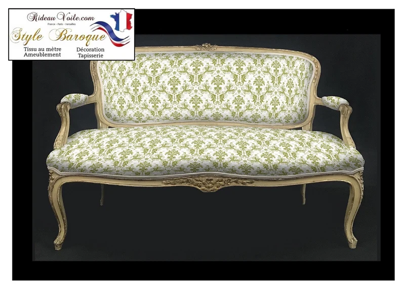 Boutique mondial tissu ameublement motif Baroque mètre rideaux occultant ignifugé