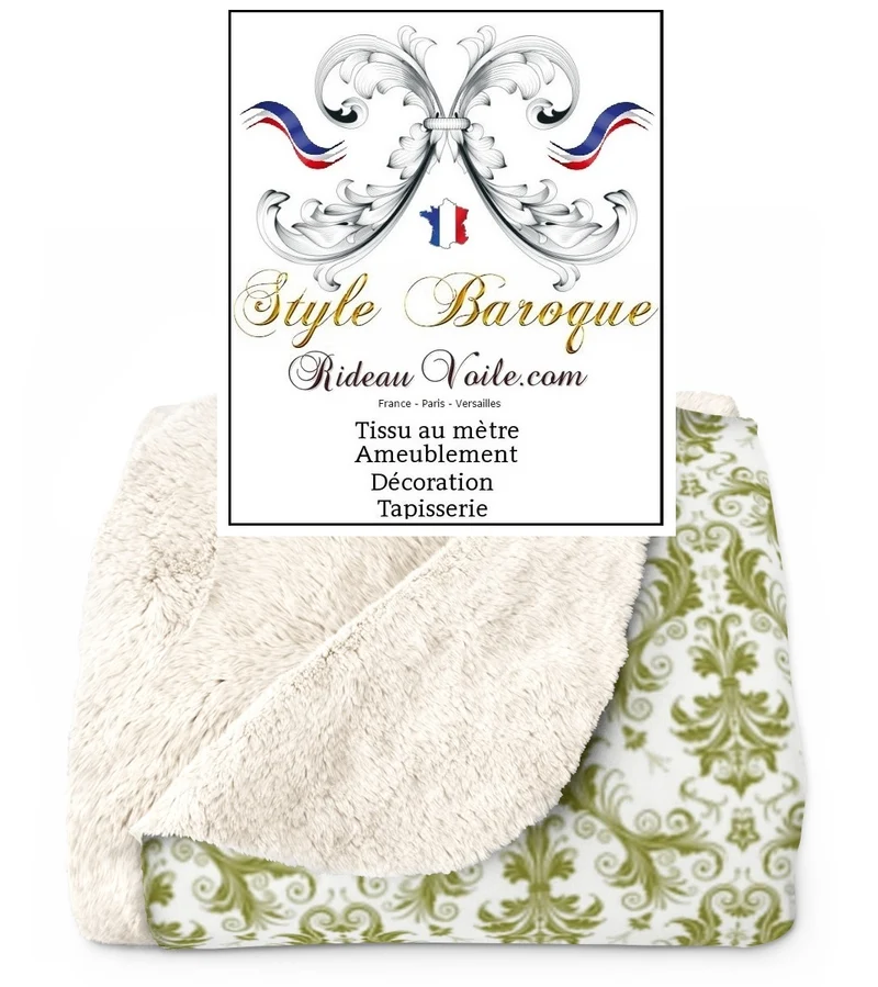 Boutique mondial tissu ameublement motif Baroque mètre rideaux occultant ignifugé