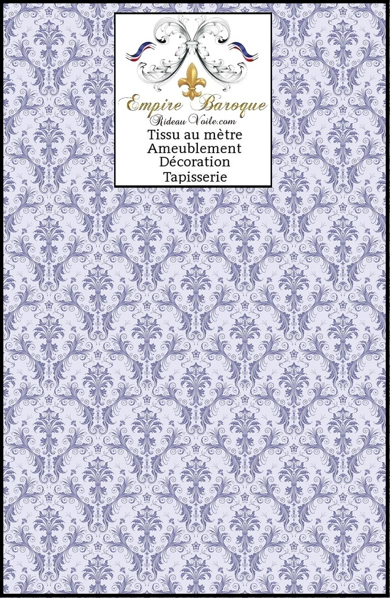 Tissus ameublement Baroque mètre rideaux tessuto tende barocco barockt Rido Stoff