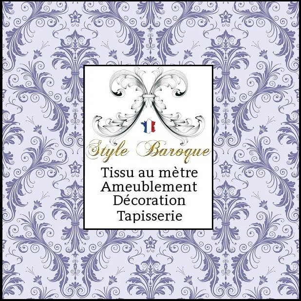 Tissus ameublement Baroque mètre rideaux tessuto tende barocco barockt Rido Stoff