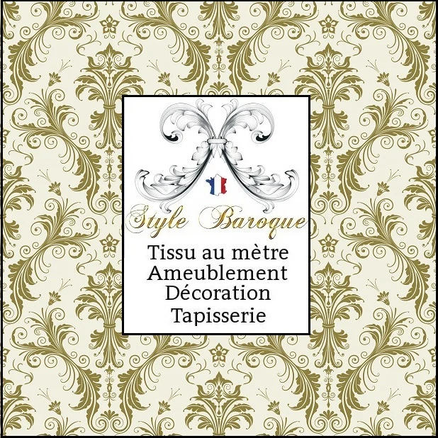 Tissus damassés Baroque mètre rideaux tapisserie French fabric meter curtain