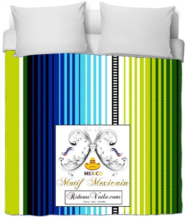 Mexican Fabric meter Fabric tissu d'ameublement mexicain mètre rideau couette