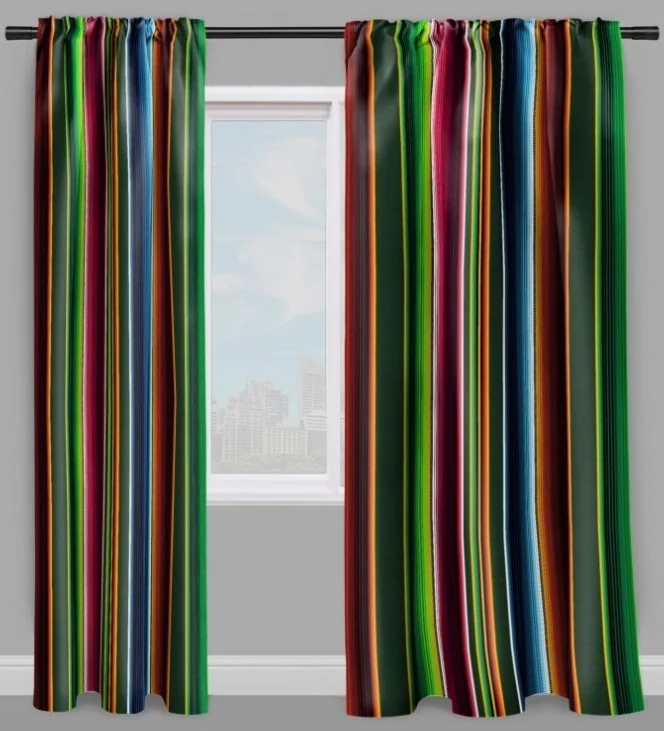 Ethnique tissu ameublement Motifs Indigènes Tribal Mexican fabrics meter curtain duvet
