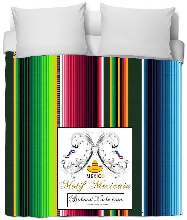 Ethnique tissu ameublement Motifs Indigènes Tribal Mexican fabrics meter curtain duvet