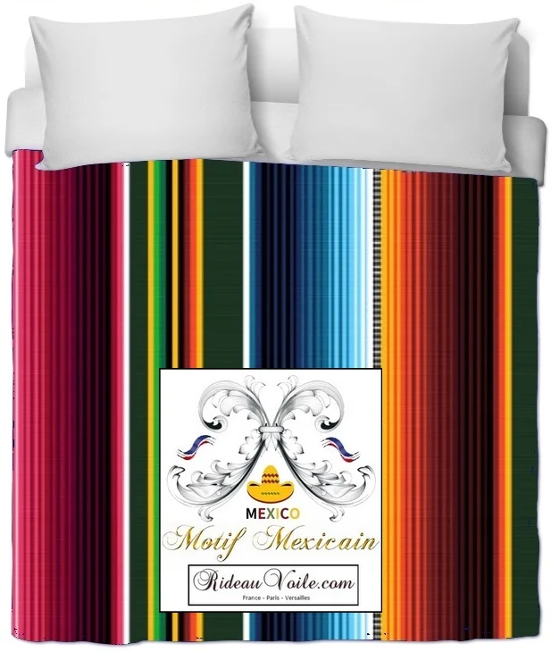 Ethnique tissu ameublement Motifs Indigènes Tribal Mexican fabrics meter curtain duvet