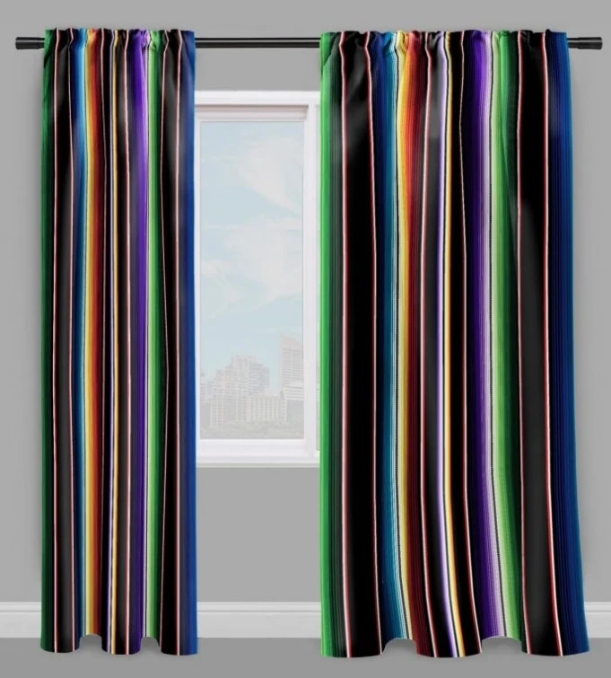 Rideau Imprimé Mexicain couette voilage ameublement tapisserie Mexican fabrics