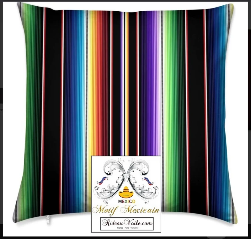 Rideau Imprimé Mexicain couette voilage ameublement tapisserie Mexican fabrics