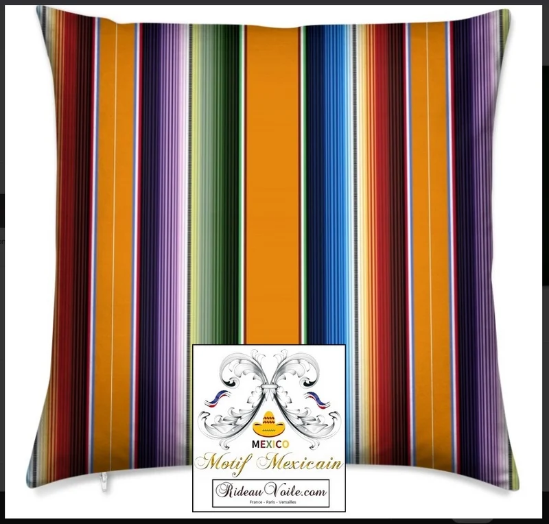 Tissu ameublement Mexicain mexican fabric home decor drapes curtains duvet cover