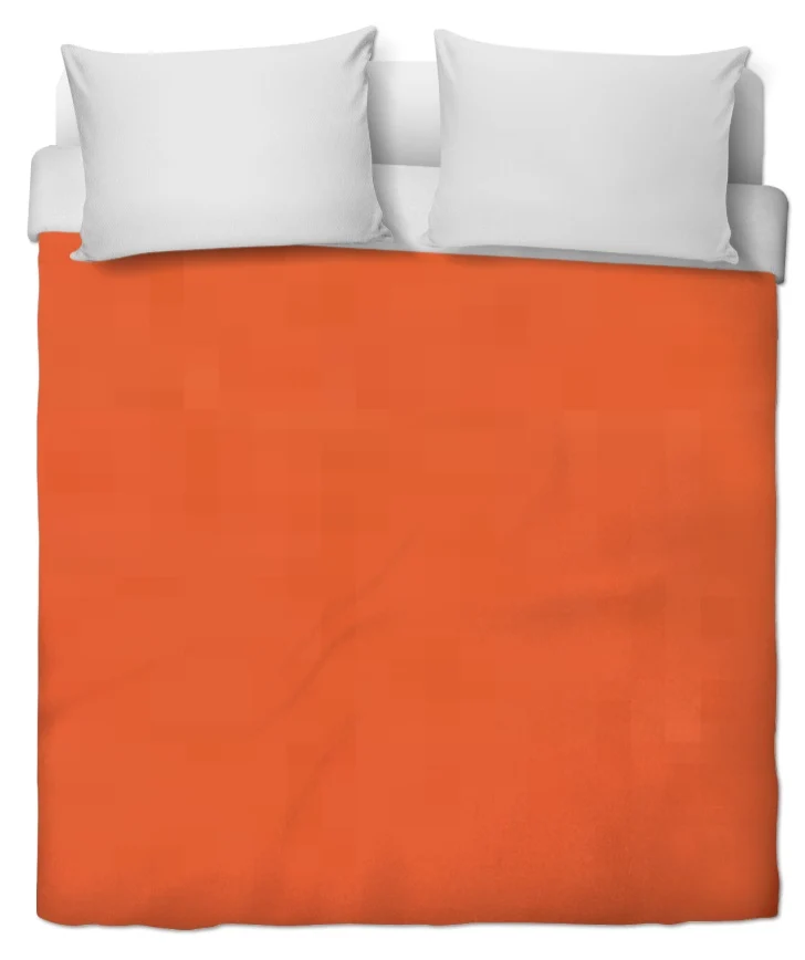 Tissu ameublement décoration tapisserie uni au mètre rideau couette coussin orange paprika