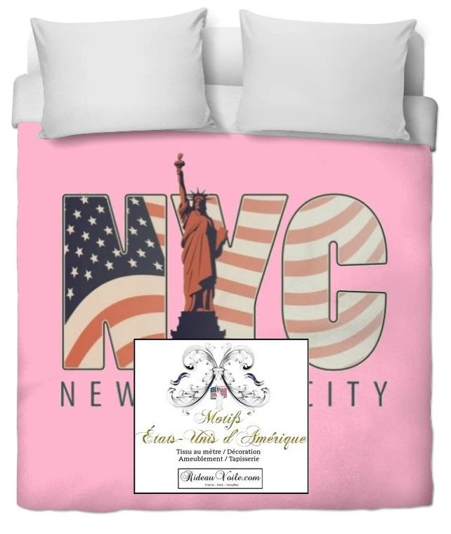 Tissu au mètre rideaux coussins nappes housse de couette imprimé "USA" tapisserie tableau fabrics meter