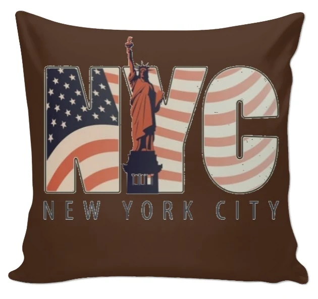 Déco tissu mètre motif USA rideau couette voilage plaid - Fabrics brown pattern drapes duvet cover