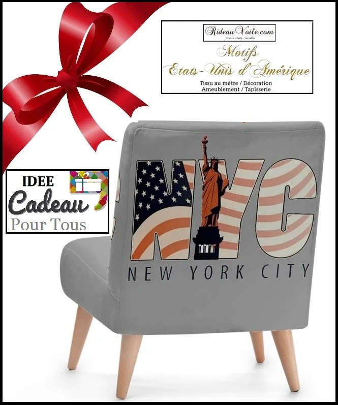 Motif rideau housse couette voilage tissu USA New York City Fabrics pattern drapes duvet cover