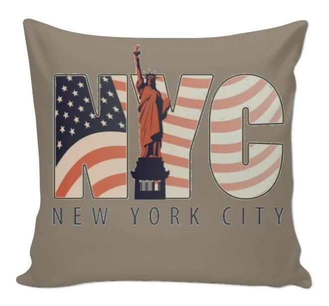 Motif rideau housse couette voilage design tissu USA voyage in New York City Fabrics pattern drapes duvet cover
