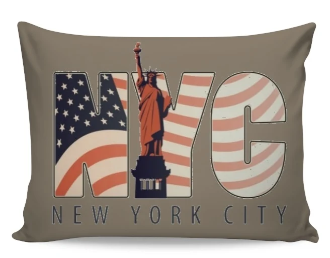 Motif rideau housse couette voilage design tissu USA voyage in New York City Fabrics pattern drapes duvet cover