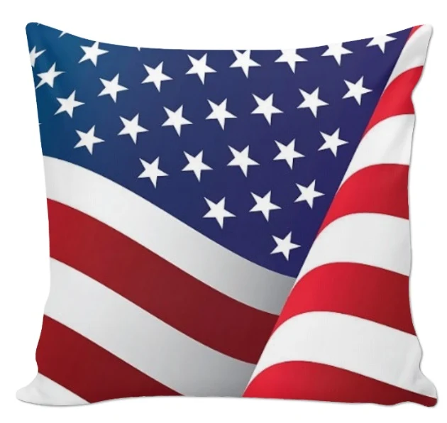 Tissu design drapeau USA motif décoration rideaux couette voilage ignifugé occultant