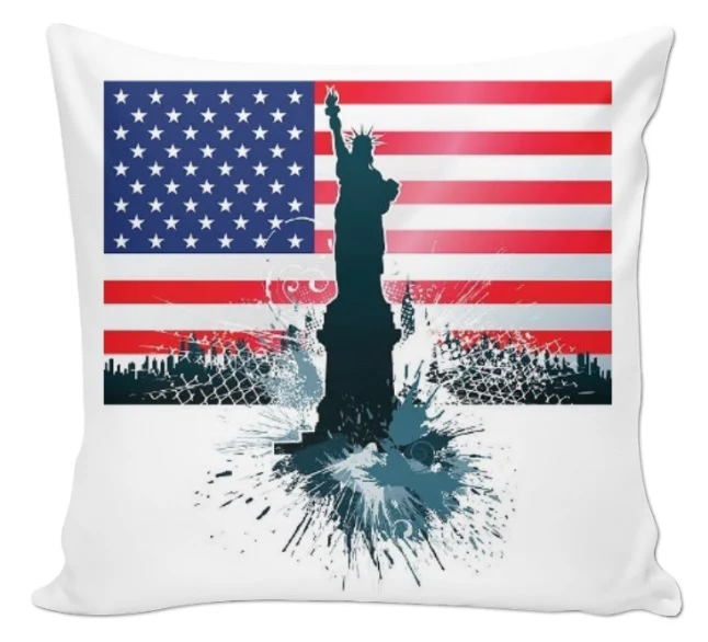 Tissu décoration mètre rideau ignifugé occultant housse couette motif State drapeau USA