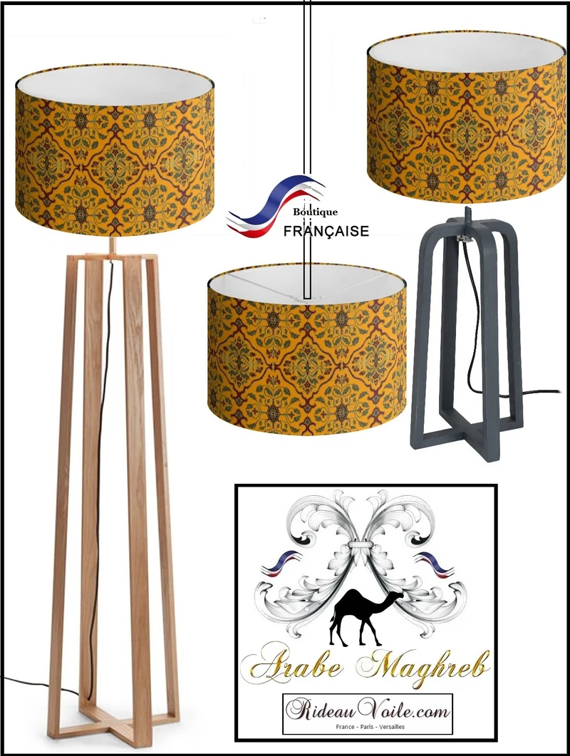 Tissu ameublement ignifugé mètre tapisserie motif oriental Arabe marocains rideau