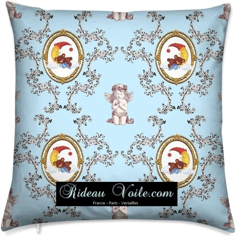 Tissu ameublement bébé enfant motif ourson Teddy ours au mètre déco chambre