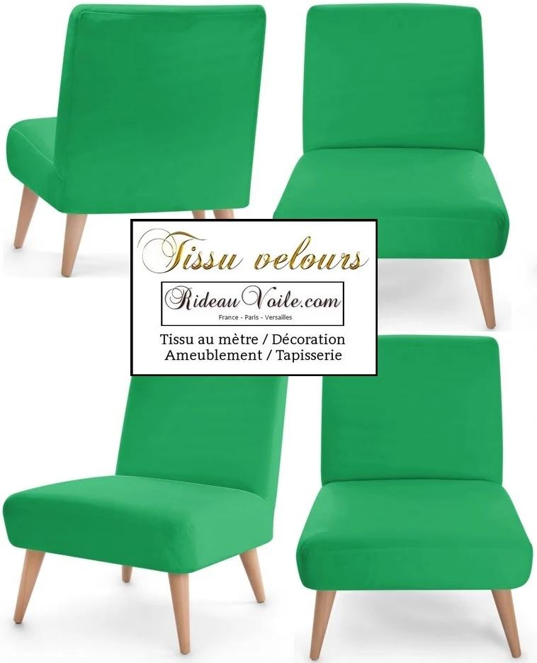 Tissu velours ignifugé non-feu ameublement mètre rideau tapisserie fireproof fabrics
