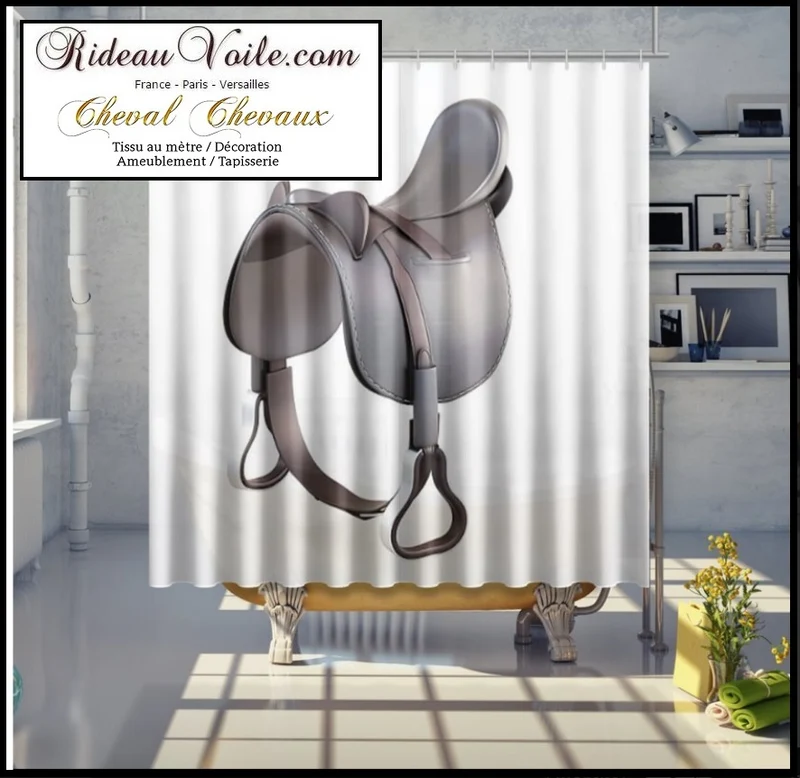Boutique rideau de douche bain luxe sur mesure 150x200cm motif imprimé personnalisé