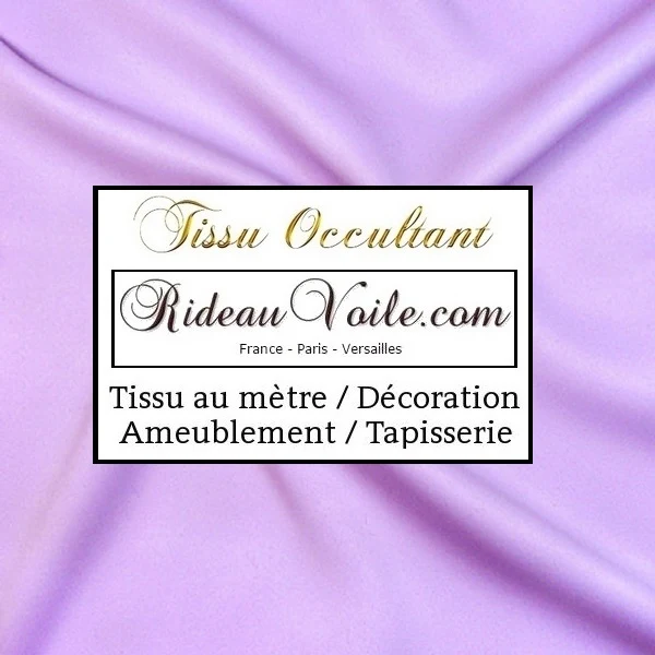 Tissu ameublement occultant Tissu violet obscurcissant au mètre rideau
