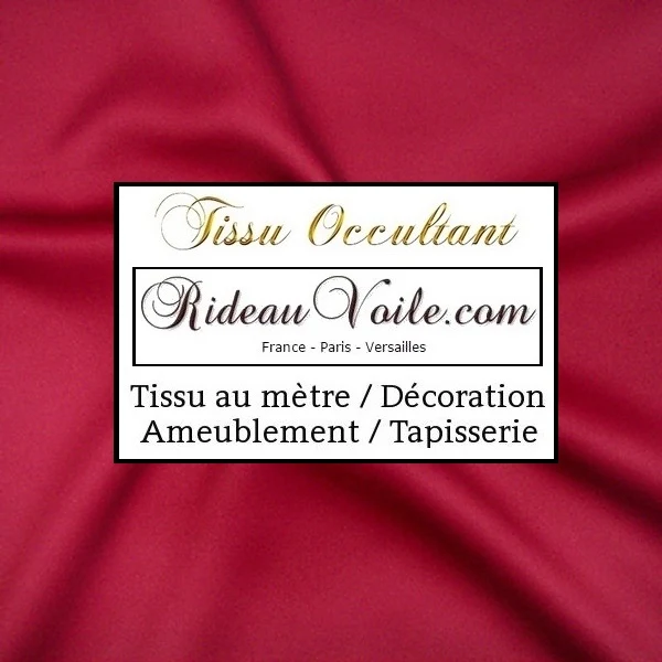 Tissu boutique décoration occultant obscurcissant au mètre rideau