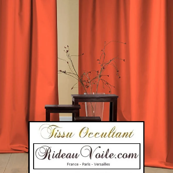 Tissu décoration ameublement occultant obscurcissant au mètre rideau
