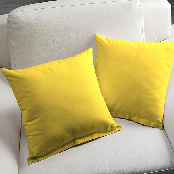 Tissu d'ameublement occultant obscurcissant jaune au mètre rideau