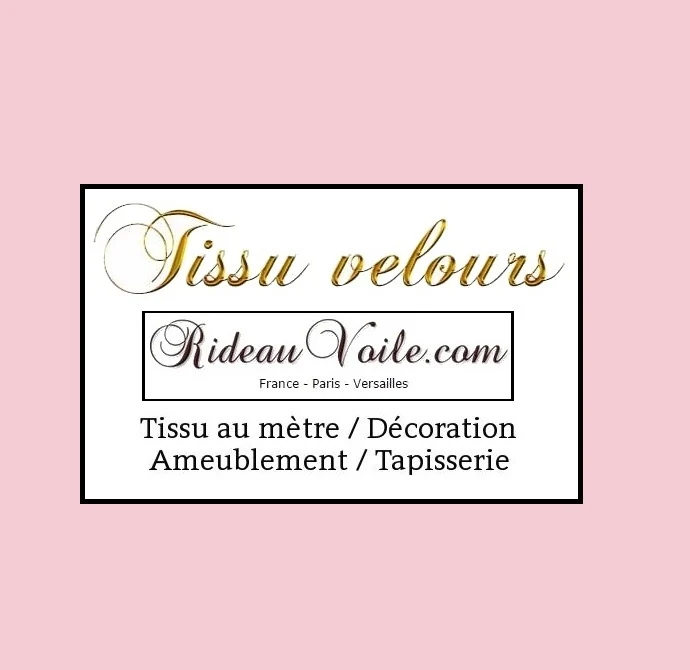 Éditeur textile tissu luxe velours rose clair layette mètre rideau coussin canapé