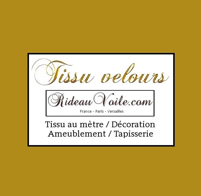 Tissu ameublement velours vert kaki au mètre rideau store tapisserie siège mur