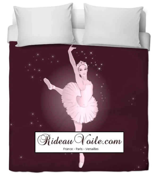 Tissu au mètre motif Danseuse Classique étoile décoration rideau housse couette