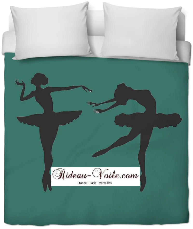Tissu motif coton imprimé danseuses étoile classique rideau housse couette voilage