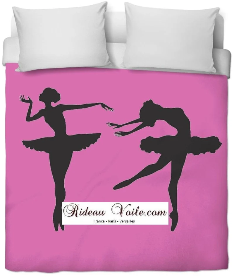 Tissu motif danseuses étoile classique Ballerine rideau housse couette voilage