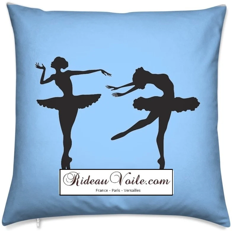 Tissu décoration enfant mètre rideau couette motif ballerine danseuse étoile classique