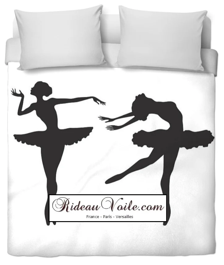 Tissu ameublement danseuse étoile mètre rideau couette motif ballerine classique