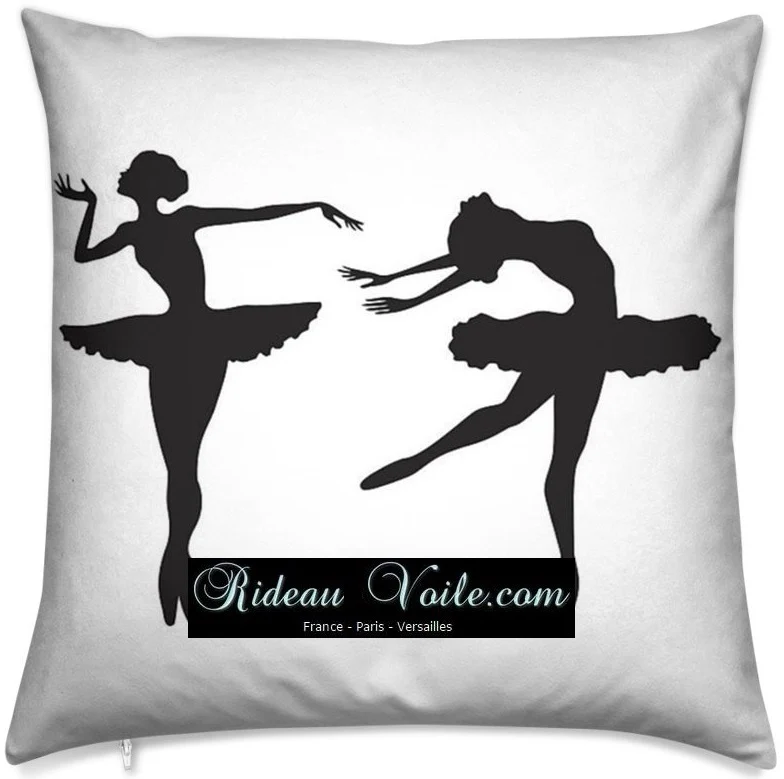 Tissu ameublement danseuse étoile mètre rideau couette motif ballerine classique