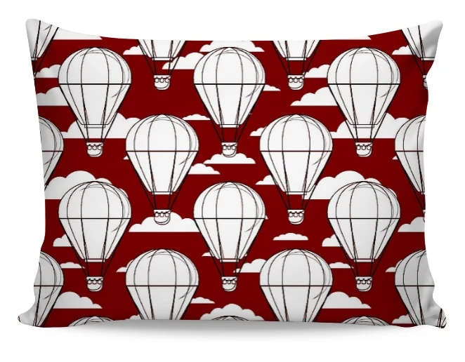 Tissu ameublement motif rond montgolfière mètre rideau housse couette tapisserie