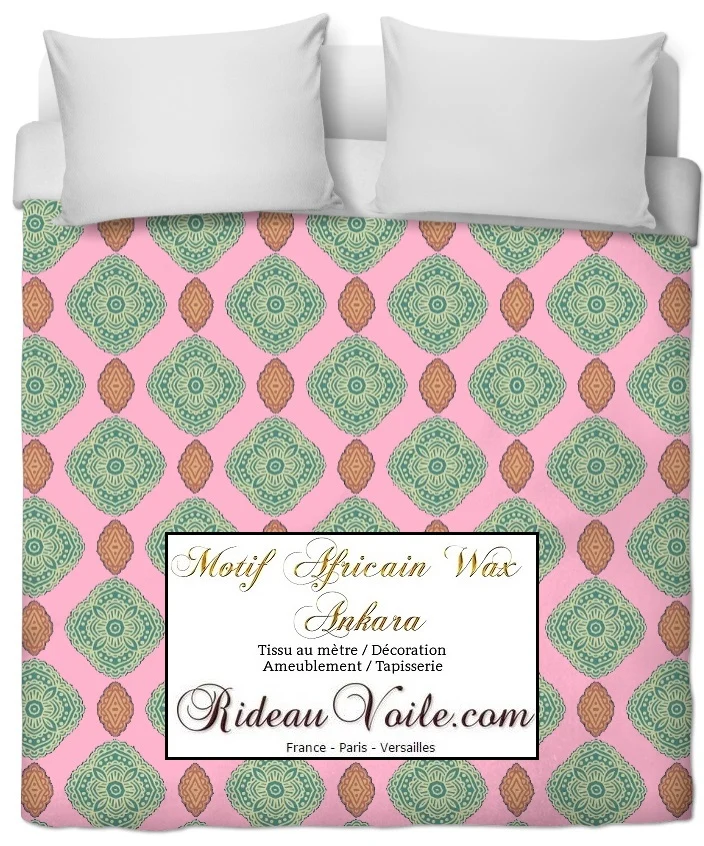Mode africaine voilage rideau couette tissu déco ameublement motif AFRICAIN mètre