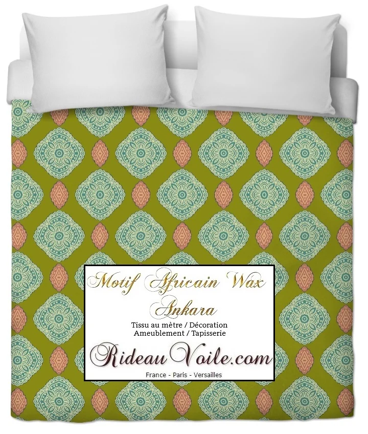 Designer décoration africaine voilage rideau couette tissu motif AFRICAIN mètre