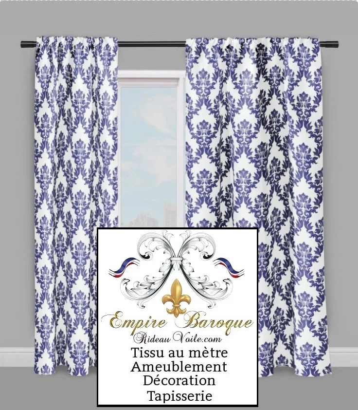 Tissu ameublement au mètre Baroque Frenc fabrics tessuto barroco barocke Muster