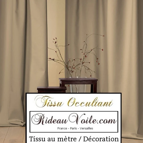 Tissu occultant rideau au mètre obscurcissant blackout fabrics drapes curtain
