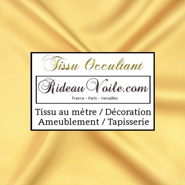 Tissu ameublement jaune occultant rideau obscurcissant mètre blackout fabrics drapes