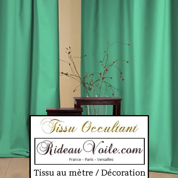 Tissu ameublement occultant rideau obscurcissant au mètre décoration blackout