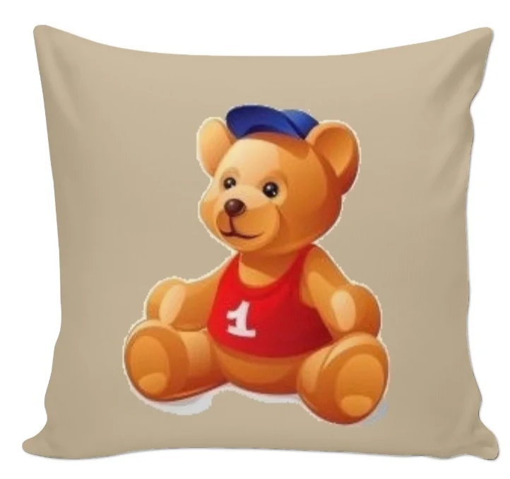 Déco créateur chambre enfant bébé tissu au mètre rideau couette imprimé ourson