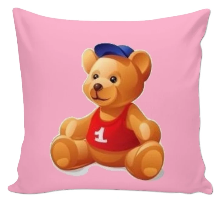 Design pour chambre enfant bébé décoration tissu mètre rideau couette motif ourson